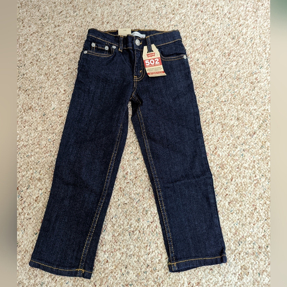 NWT Levi's 503 Regular Taper Jeans, size 4T